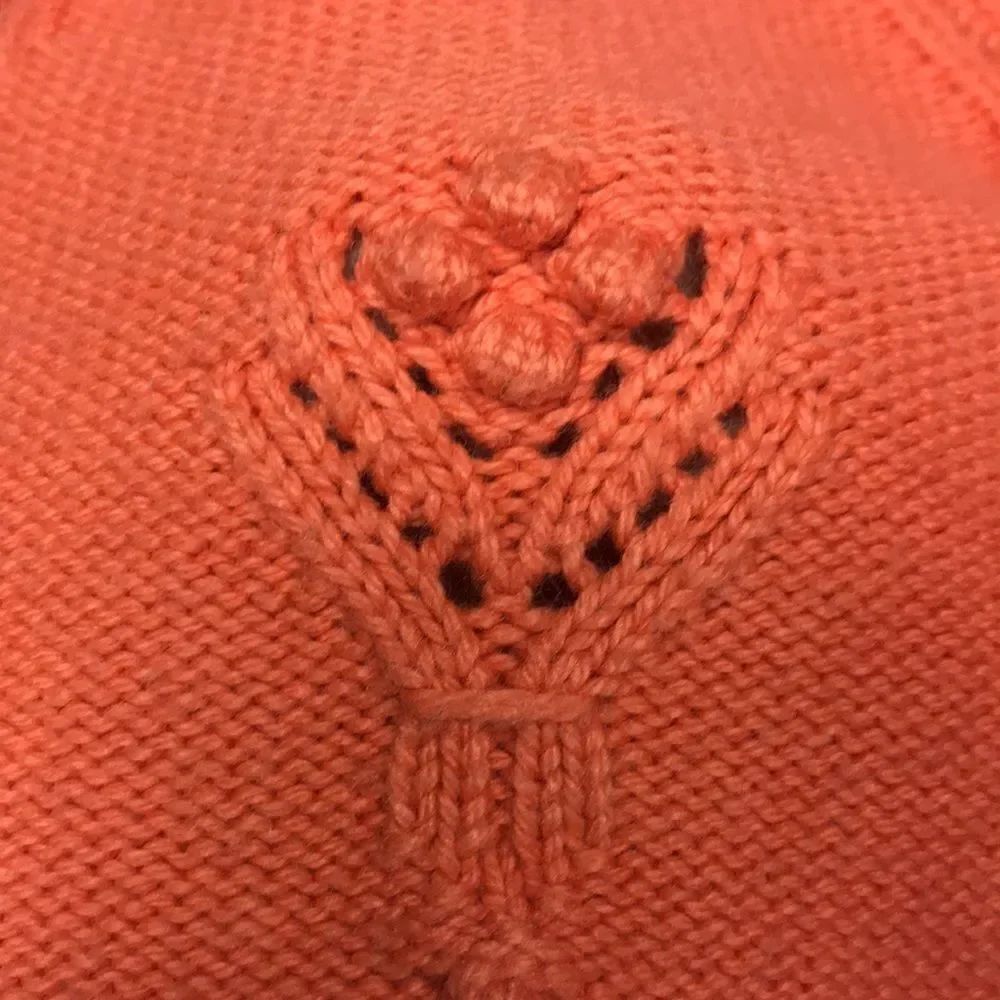 Loft melon colored sweater.  Size XS - Picture 6 of 6